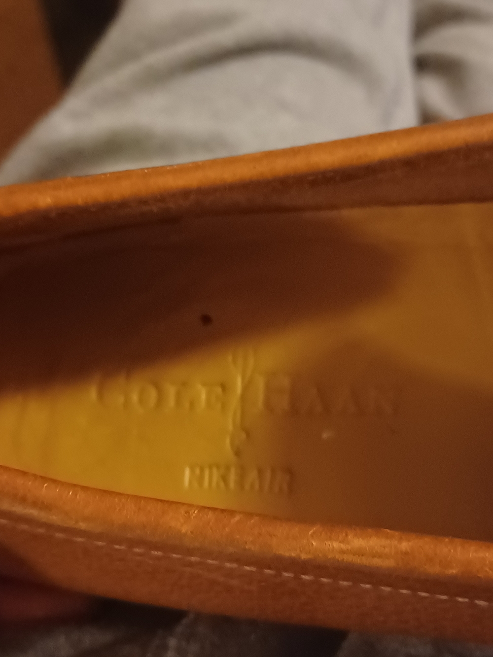 cole haan Men’s Tan Leather Bit Loafers - Picture 5 of 9